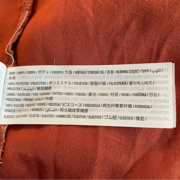 Abercrombie & Fitch Rust Orange Floral Mini Dress 20288 - Picture 11 of 13